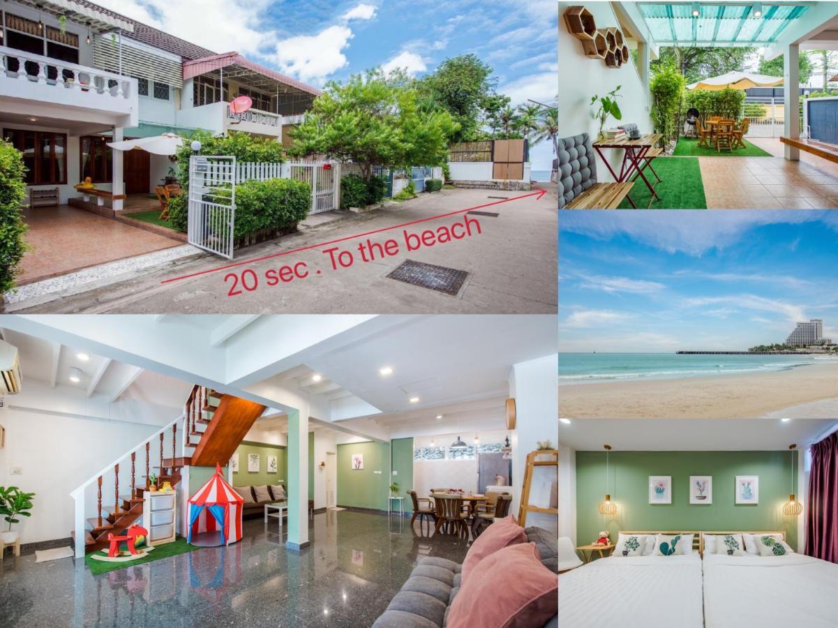 White Beach House Hua Hin 20 Second To The Beach Eksteriør billede